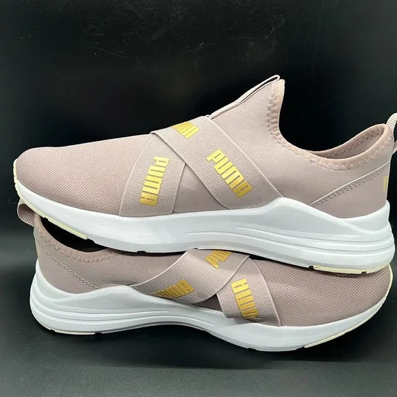 Puma Wired Run Slip On Violet w/ Gold Detail Sneakers 382299-05, Women’s size 9 - Picture 11 of 13